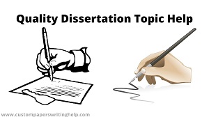 dissertation topic help